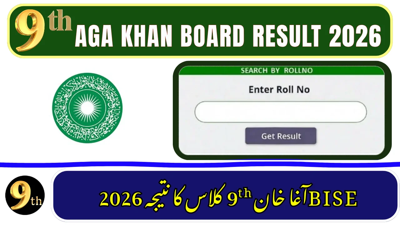 Aga Khan Board (AKU-EB) 9th Class Result 2026 Check by Roll Number & Online