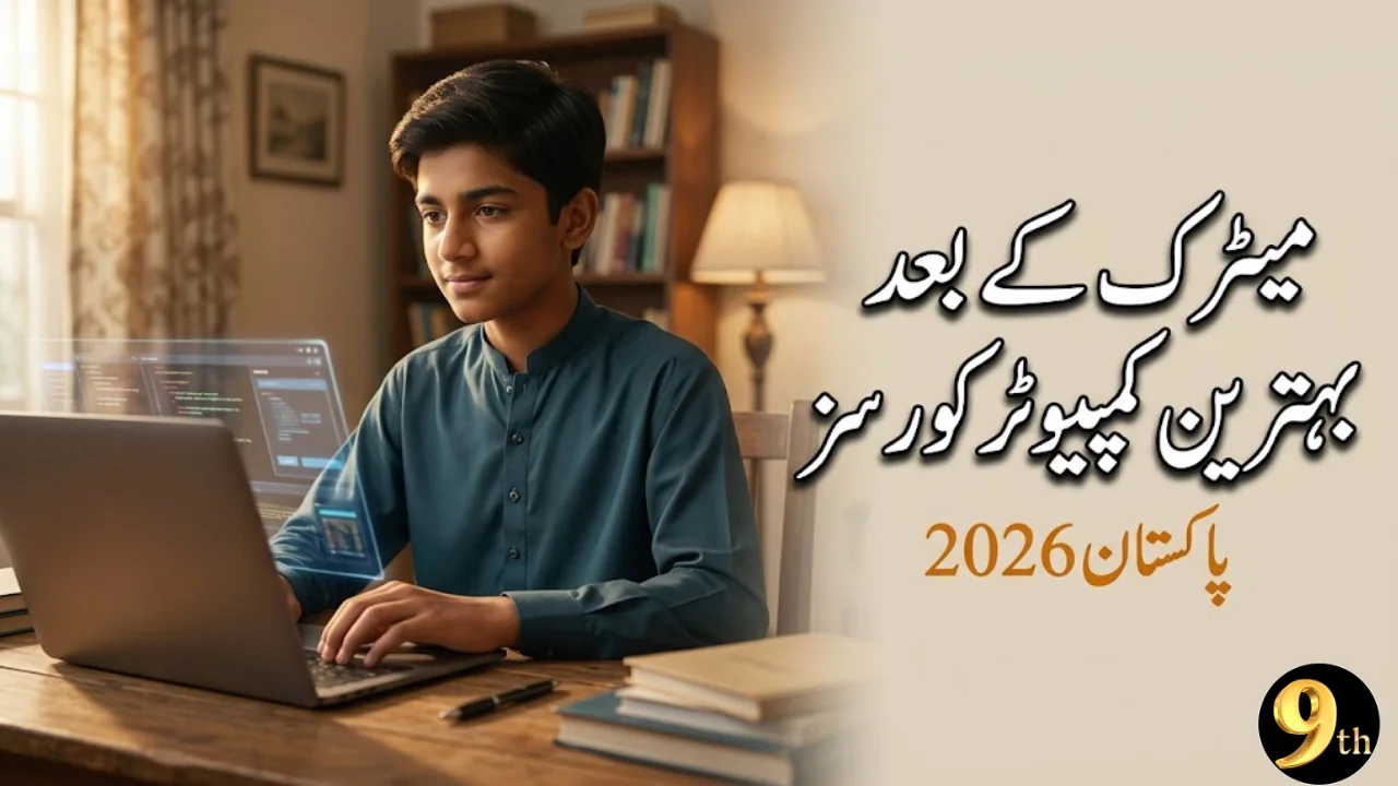 Best Computer Courses After 9th Class in Pakistan (2026) - Complete Guide for Students