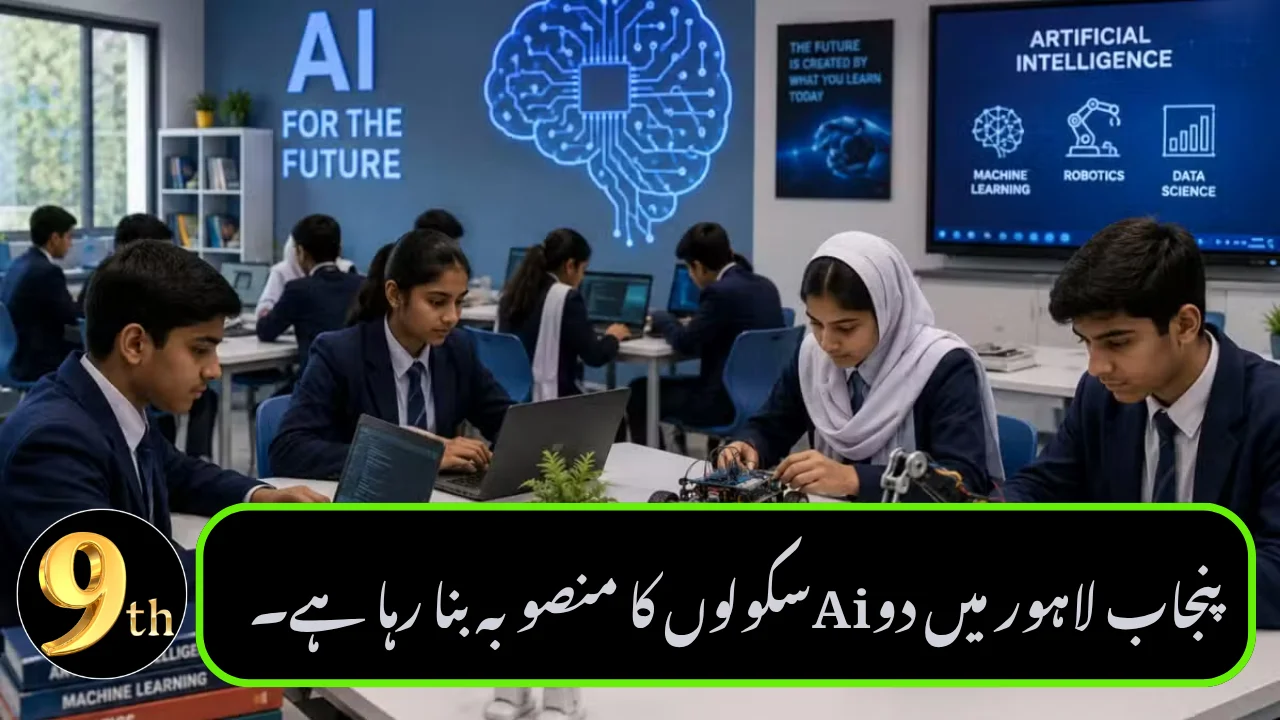 Punjab Plans AI Schools in Lahore to Teach Artificial Intelligence and Robotics