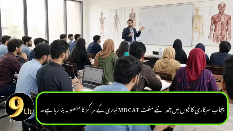 Punjab Plans Six New Free MDCAT Preparation Centers in Government Colleges