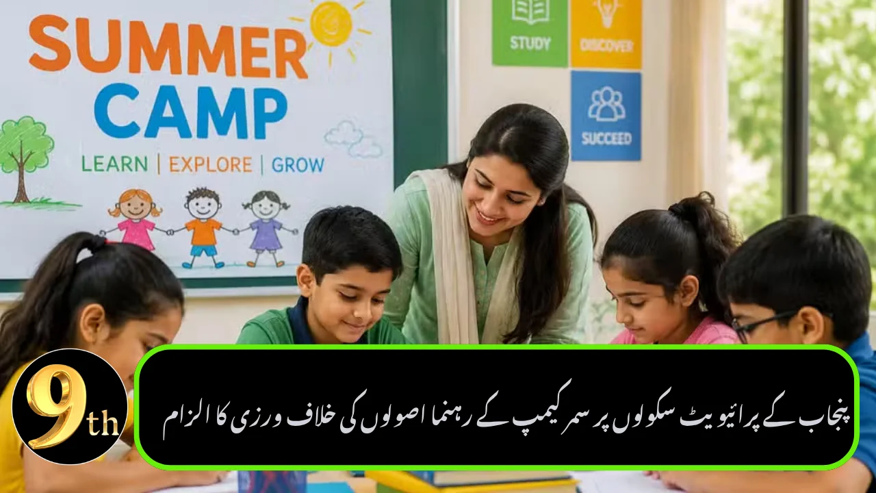 Punjab Private Schools Accused of Violating Summer Camp Guidelines