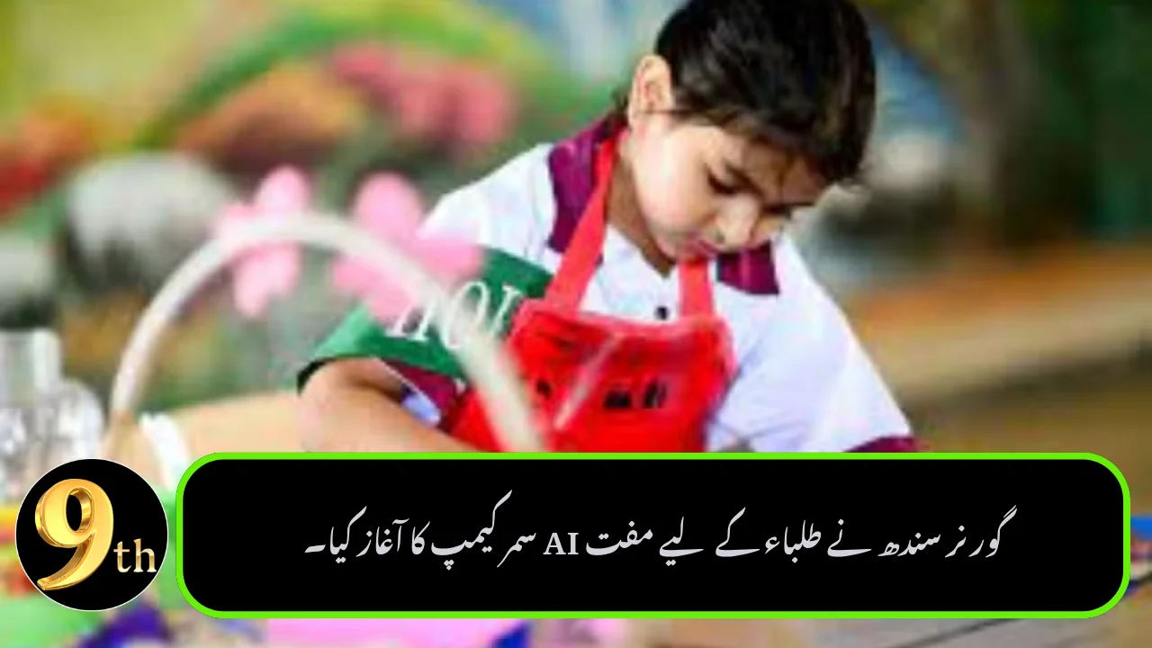 Sindh Governor Launches Free AI Summer Camp for Students