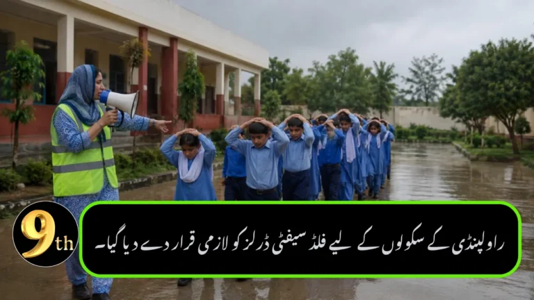 Flood Safety Drills Made Mandatory for Rawalpindi Schools