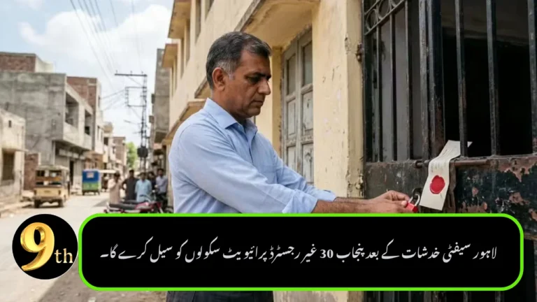 Punjab to Seal 30 Unregistered Private Schools Following Lahore Safety Concerns