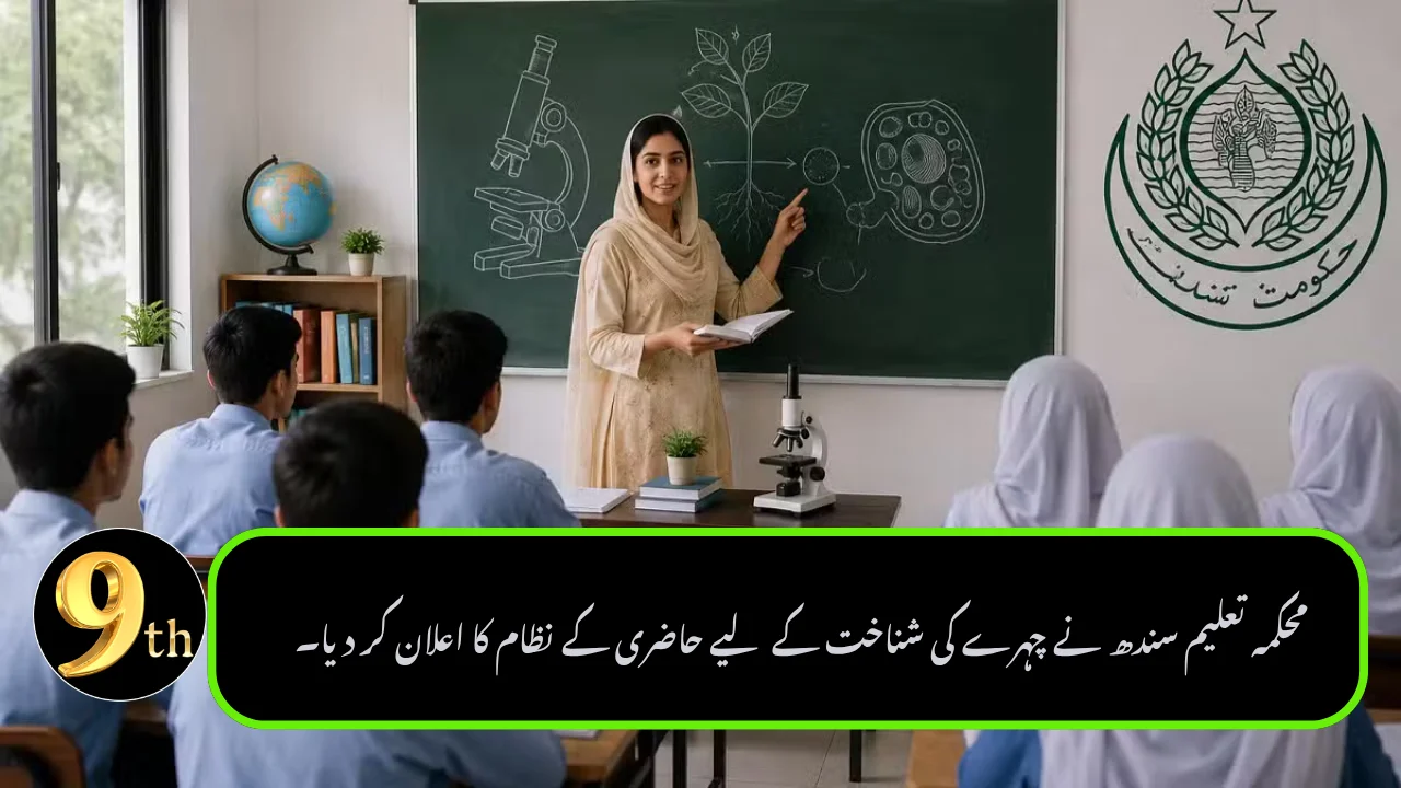 Sindh Education Department Announces Facial-Recognition Attendance System